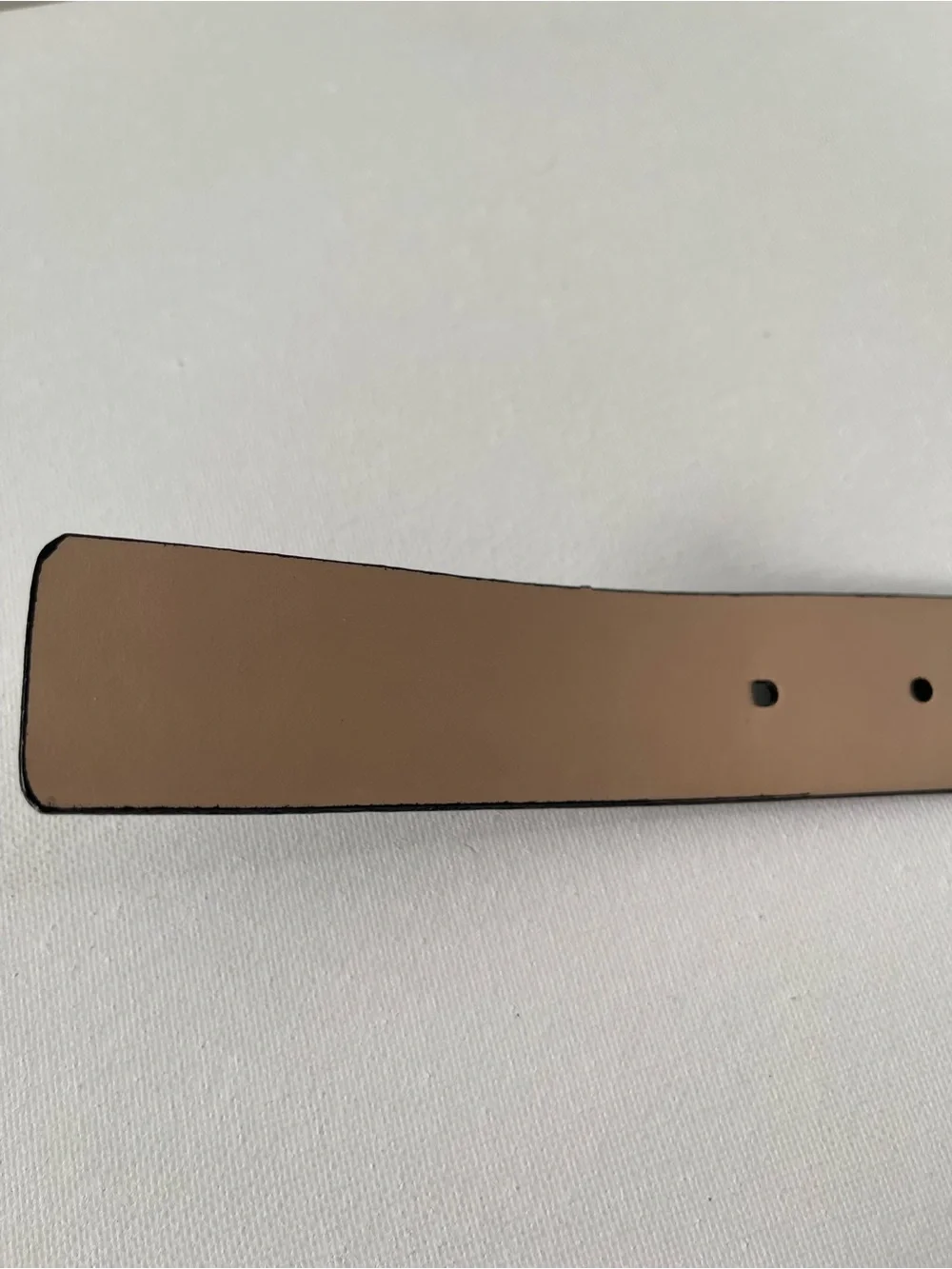 Calvin Klein Black Leather Belt with Brushed Metal Buckle